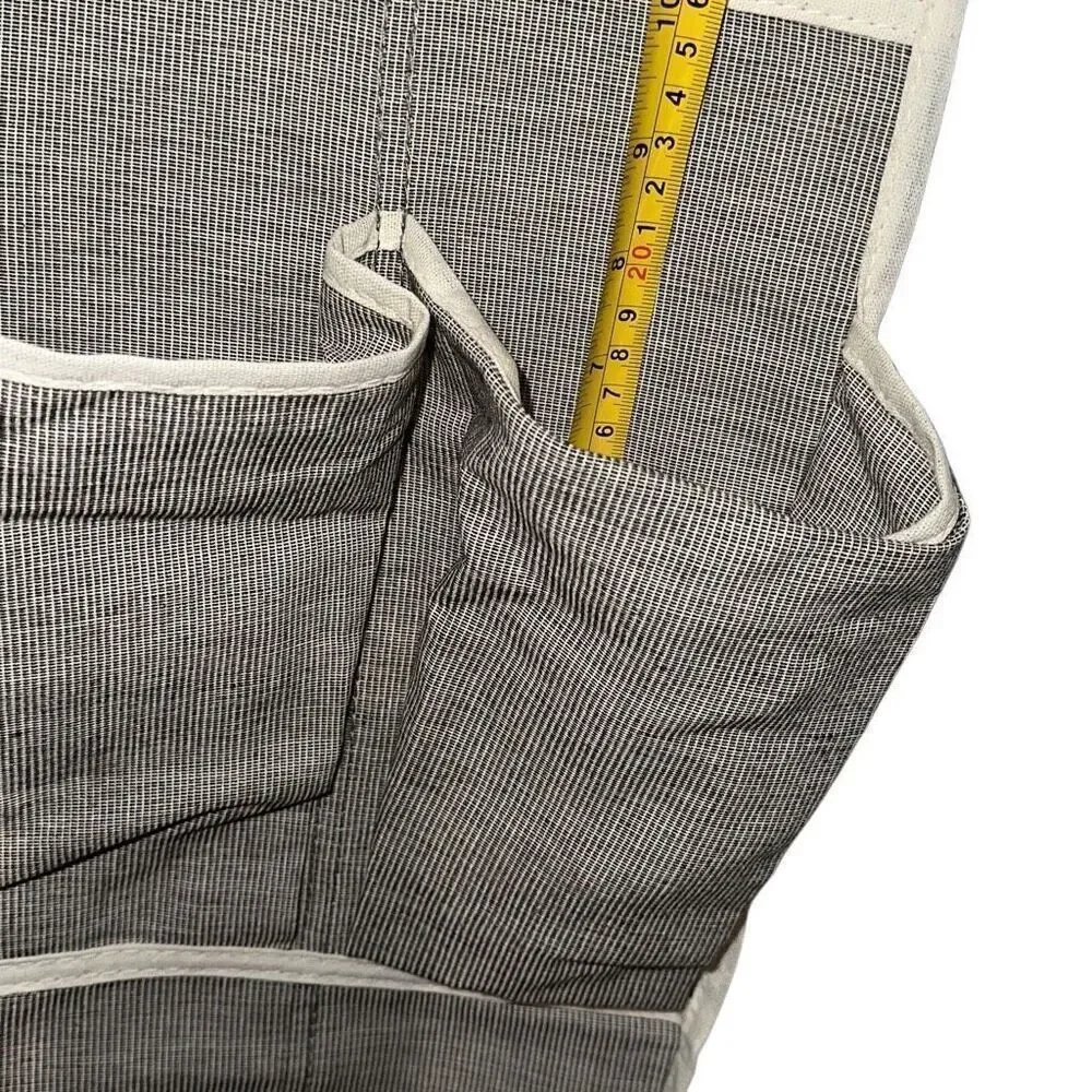 *New* Sonoma Goods For Life Gray Black White Multi-pocket Hanging Organizer 17